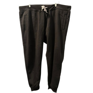 Southpole Mens Size 4XB Black Jogger Sweatpants Pocket Drawstring Casual Workout